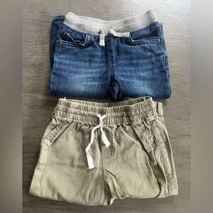 Place Kids Blue Jeans and green pants